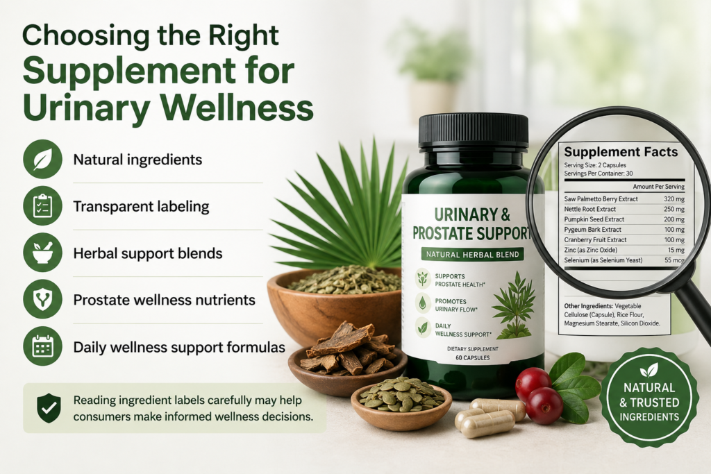 Choosing the Right Supplement for Urinary Wellness