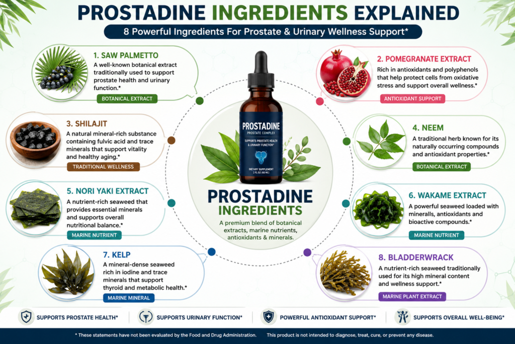 Prostadine Ingredients