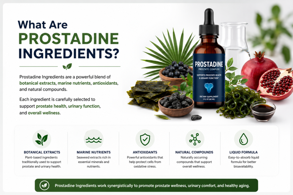 Prostadine Ingredients formula overview